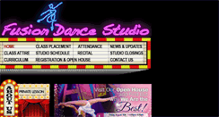 Desktop Screenshot of fusiondancestudio.org